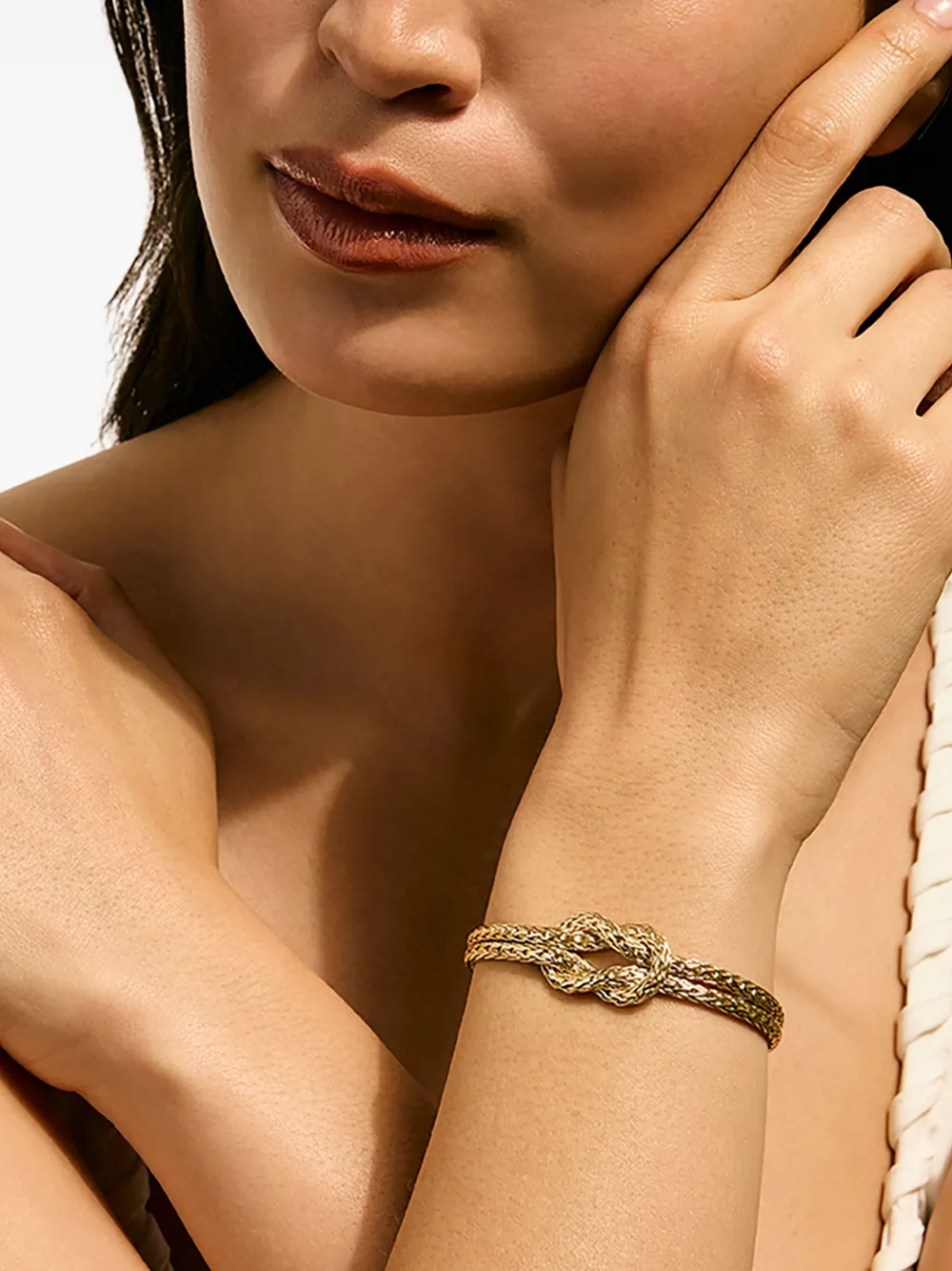 John Hardy Love Knot Bracelet In Gold