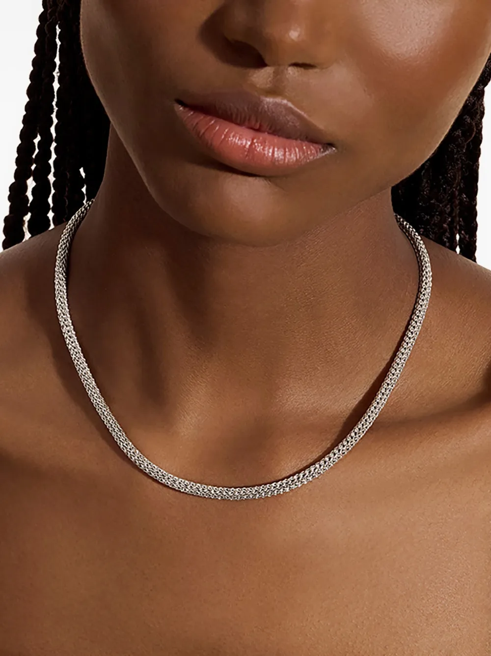 John Hardy Sterling Silver Chain Necklace In Metallic