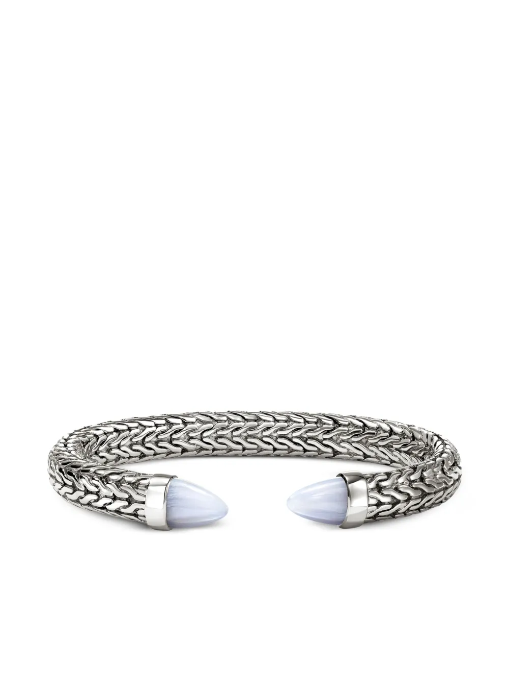 John Hardy Sterling Silver Chalcedony Chain Bracelet In Metallic