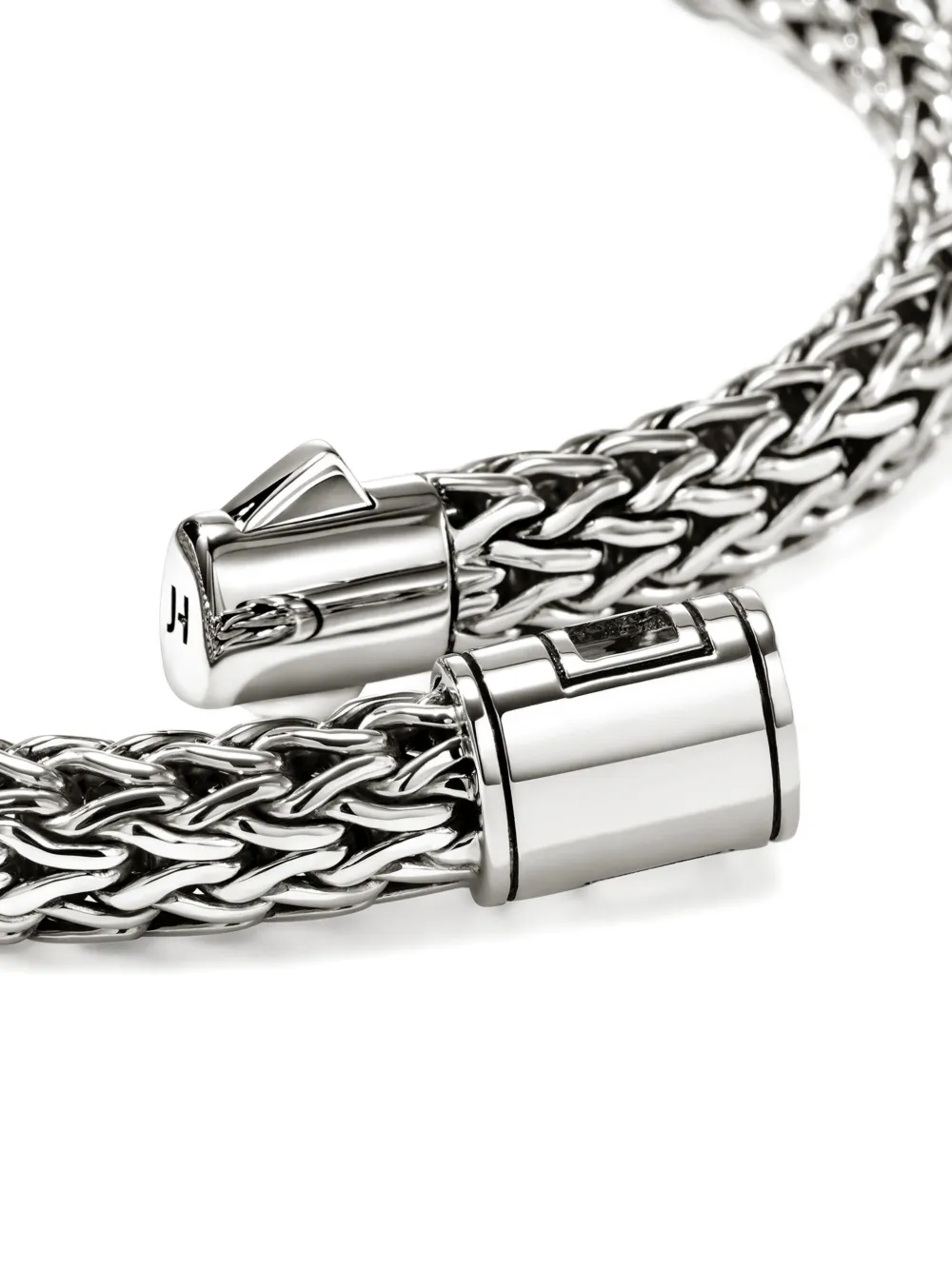 John Hardy Sterling Silver Icon Woven Bracelet In Metallic