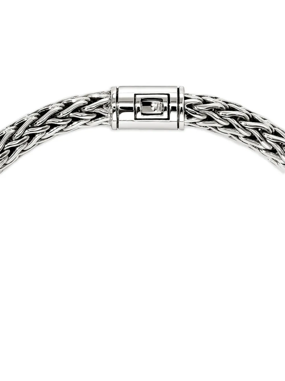 John Hardy Sterling Silver Icon Woven Bracelet In Metallic