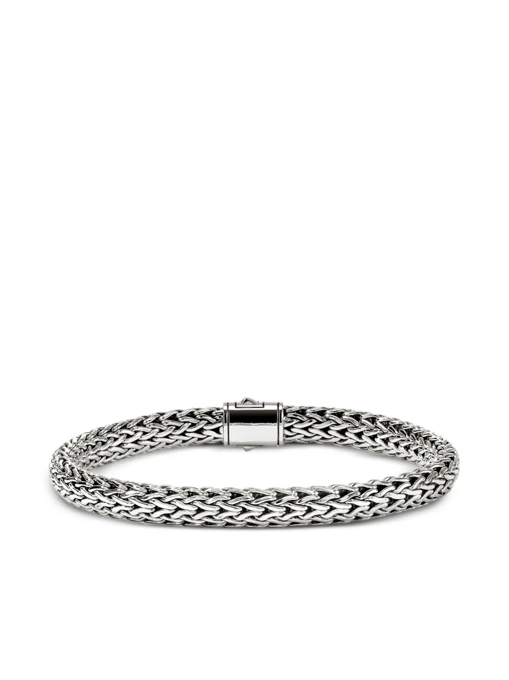John Hardy Sterling Silver Icon Woven Bracelet In Metallic