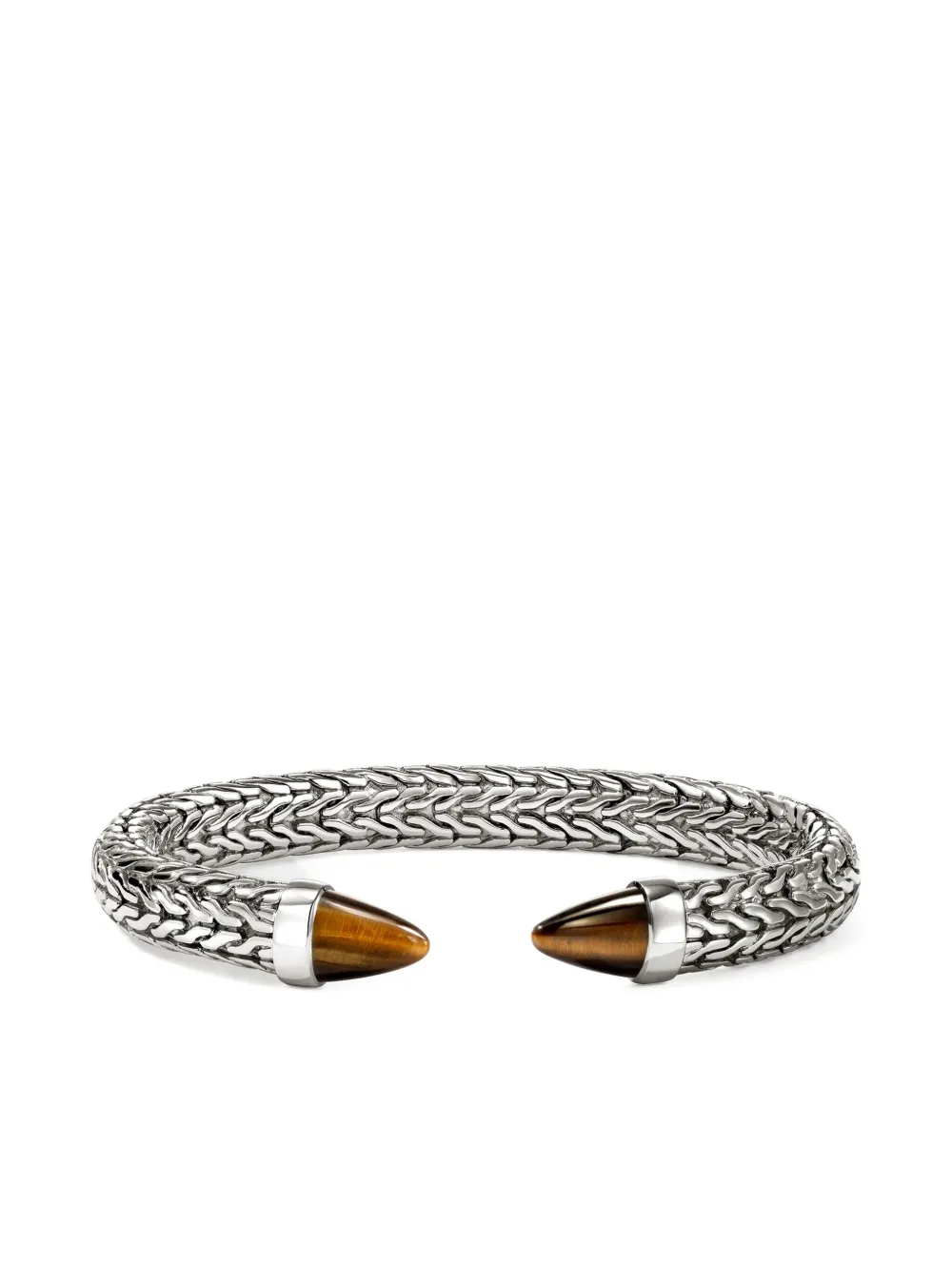 John Hardy sterling silver Spear 50 tiger's eye bracelet | Silver | Image 1