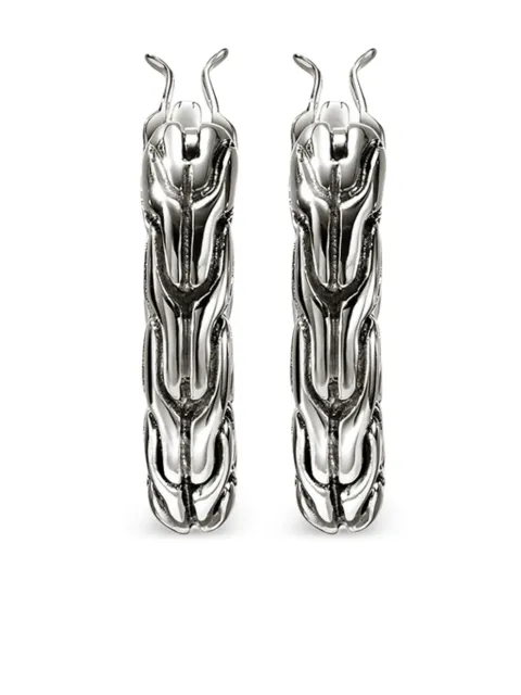 John Hardy JH Essential Sterlingsilber-Kettencreolen