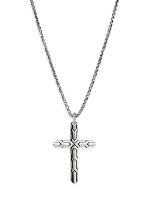 John Hardy sterling silver cross necklace