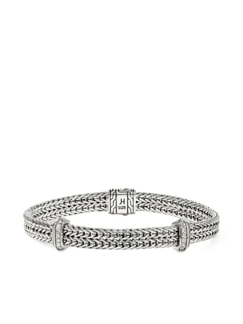 John Hardy sterling silver Icon Link diamond bracelet