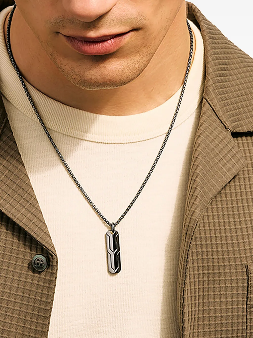 John Hardy Sterling Silver Tag Necklace | Image 2