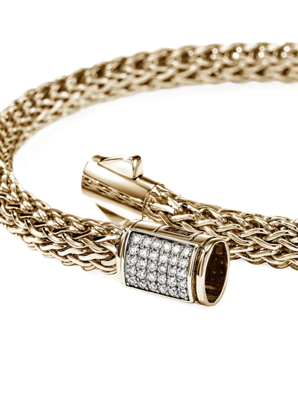 John Hardy 14k Yellow Gold Diamond Bracelet In Gold