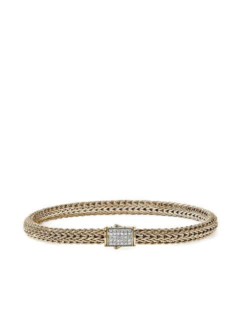 John Hardy 14K yellow gold diamond bracelet