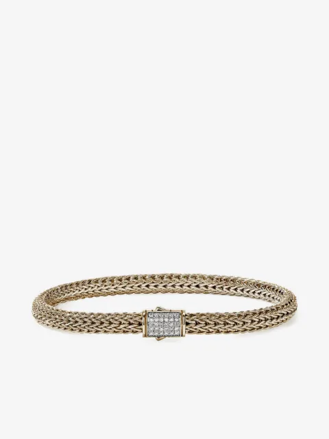 John Hardy pulsera Icon en oro amarillo de 14kt con diamante