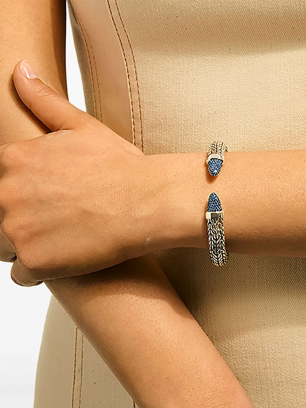 John Hardy sterling silver sapphire bracelet - Argento