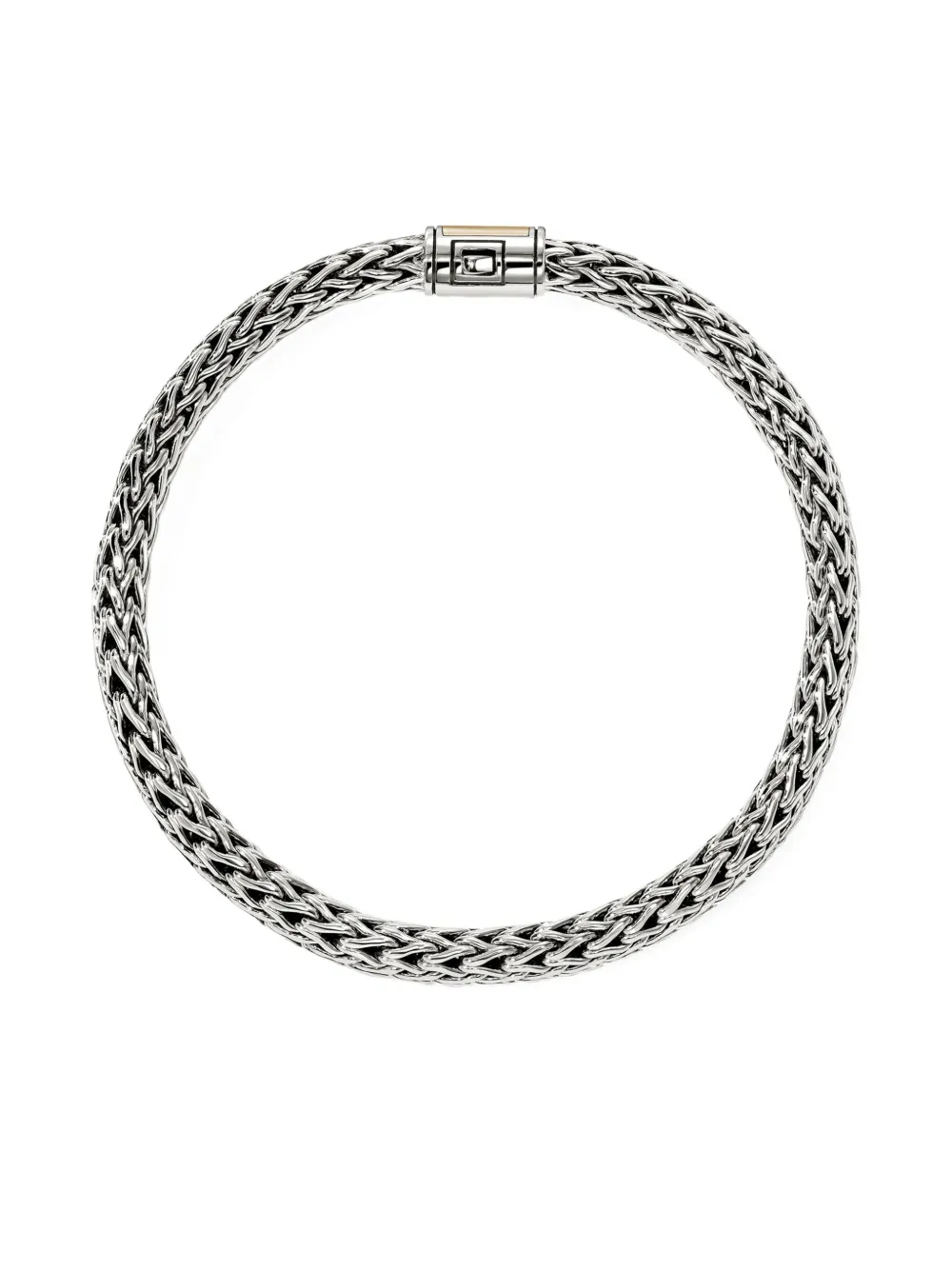 John Hardy 14K yellow gold sterling silver chain bracelet - Argento