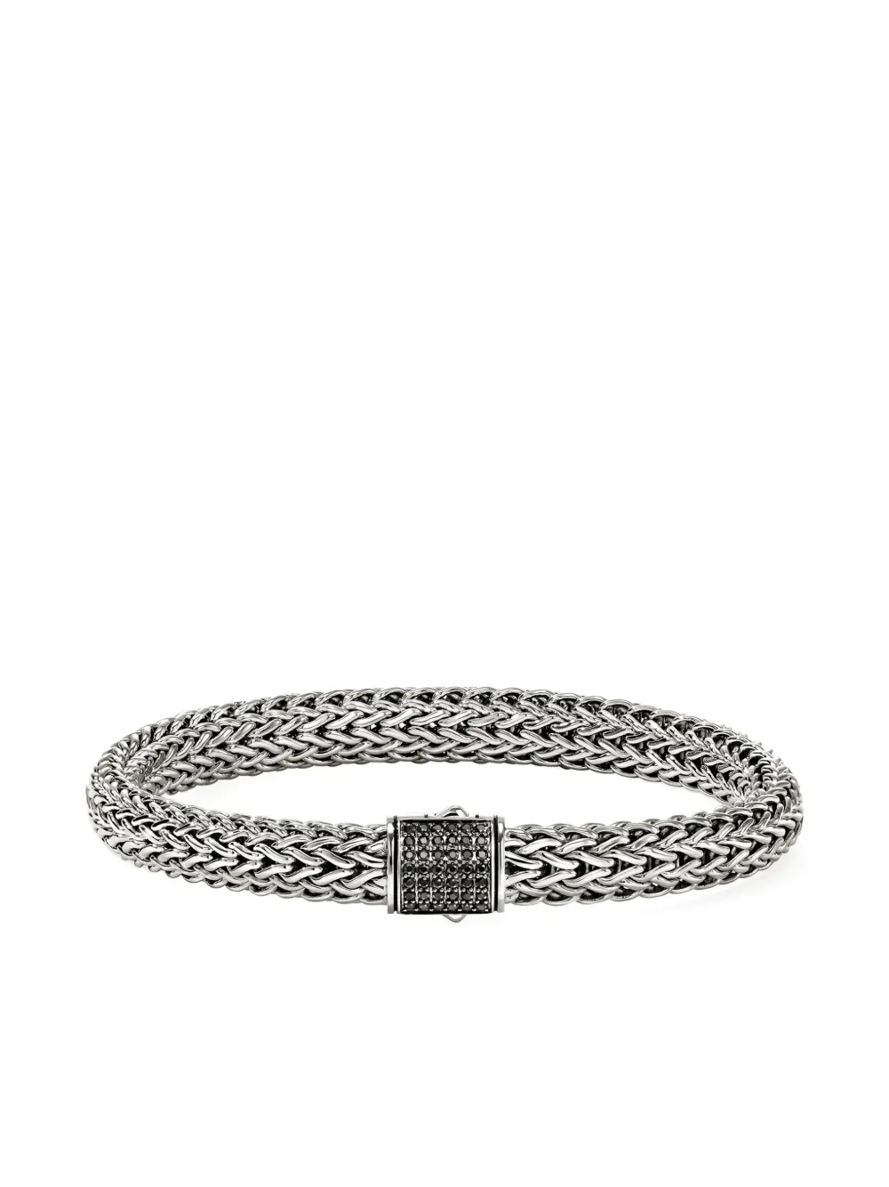 John Hardy Sterling Silver Icon Sapphire Bracelet In Silver