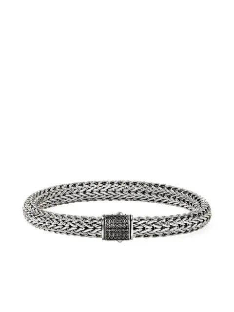John Hardy pulsera Icon en plata de ley con zafiro