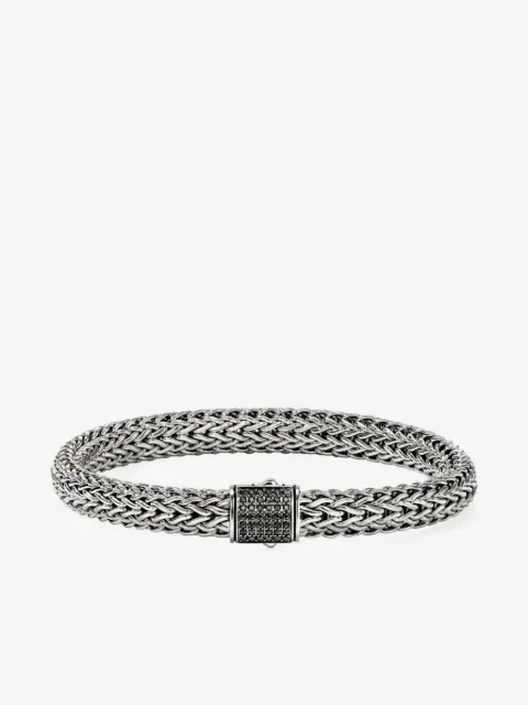 John Hardy sterling silver Icon sapphire bracelet