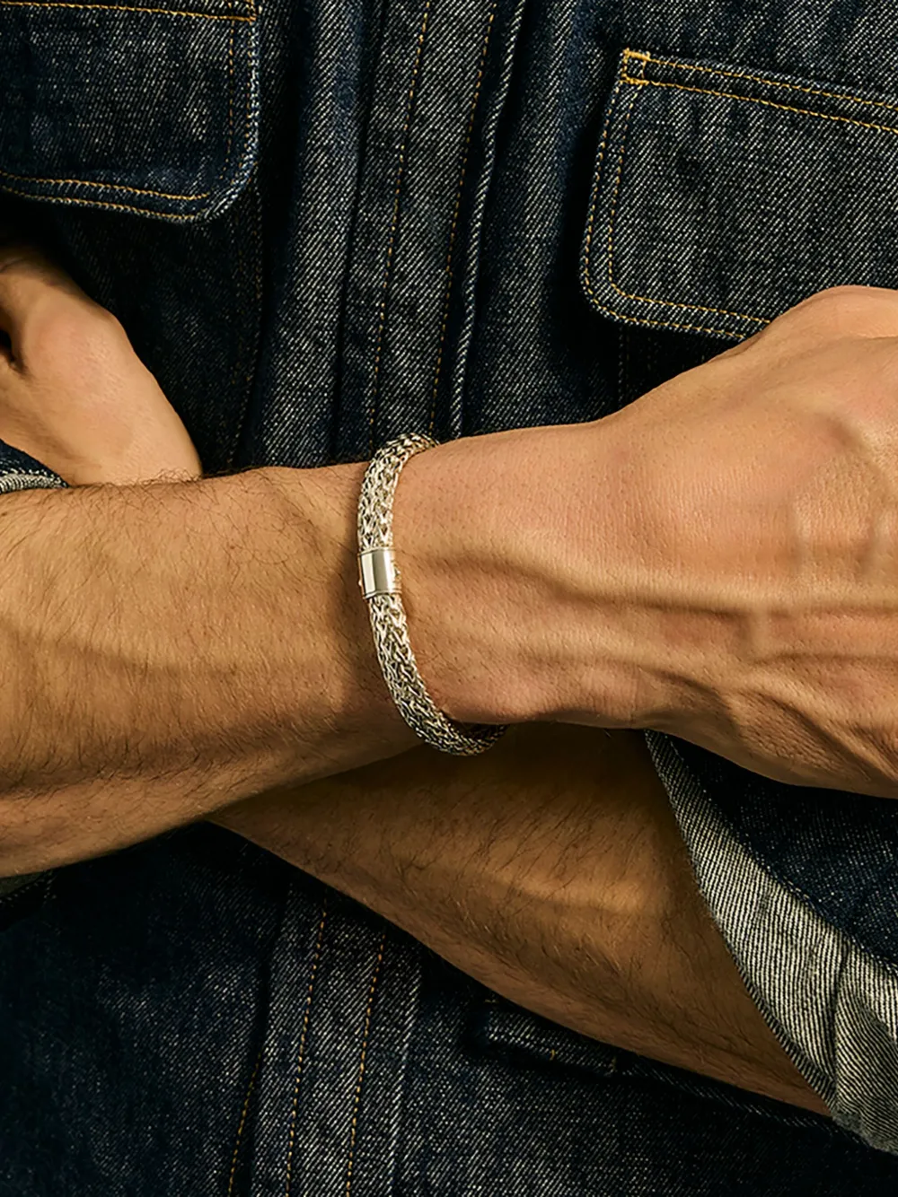 John Hardy pulsera de cadena en plata de ley | Hombre | Image 2