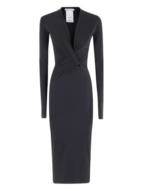 Amazuìn Sienna V-neck midi dress