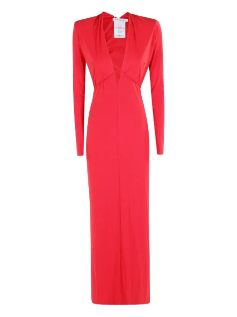 Amazuìn Lara V-neck maxi dress