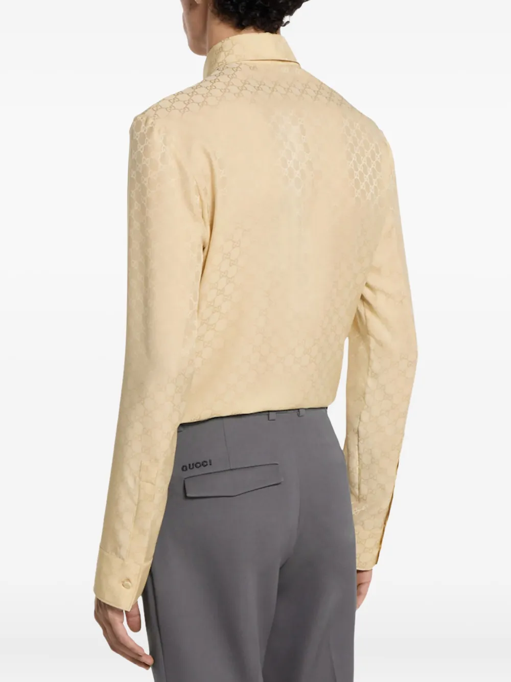 Gucci Zijden overhemd - Beige