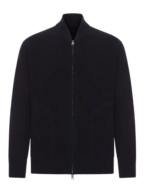 Roberto Collina zip-up ribbed wool cardigan