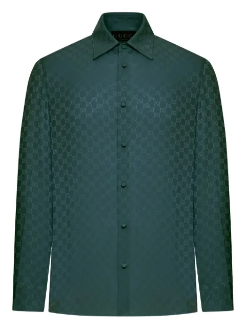 Gucci GG jacquard silk shirt