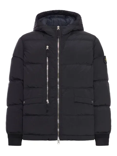 Stone Island hooded zip-up jacket