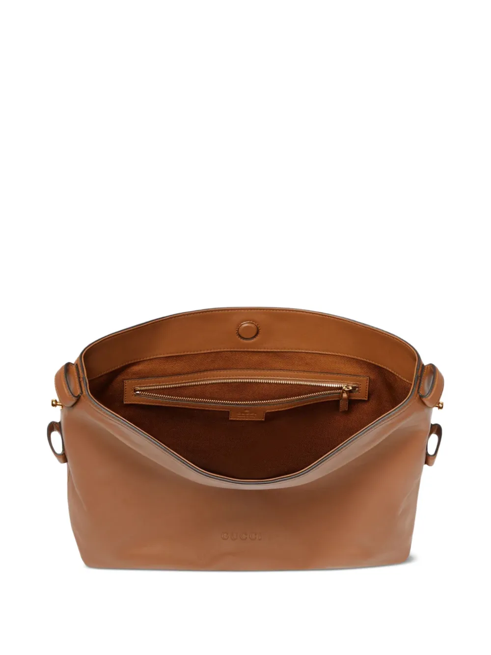 Gucci Beatrix medium leren schoudertas Bruin