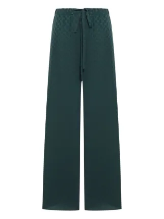 Gucci GGジャカード パンツ | グリーン | FARFETCH JP