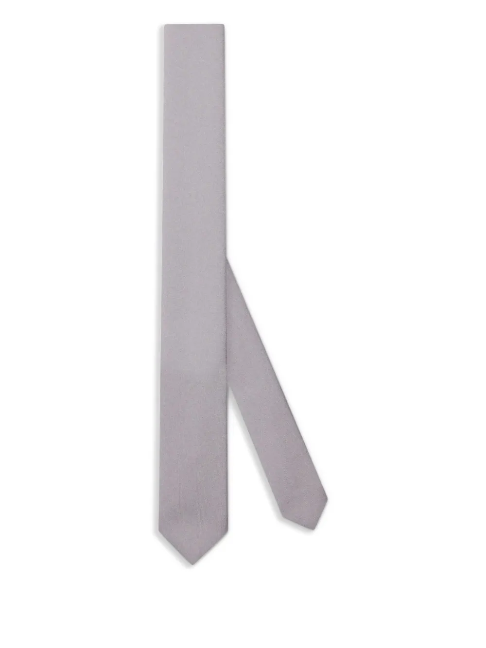 Gucci crepe-effect tie | Grey | Image 1