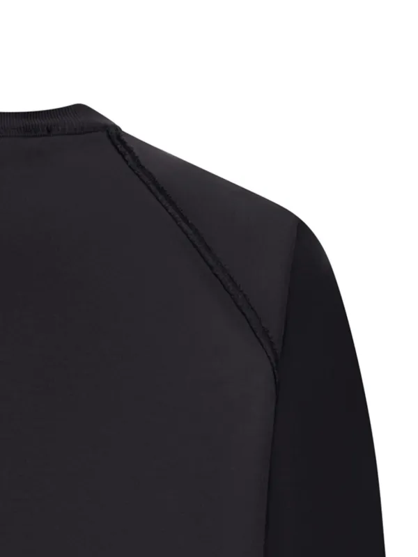 Stone Island ラグランスリーブ スウェットシャツ | ブラック