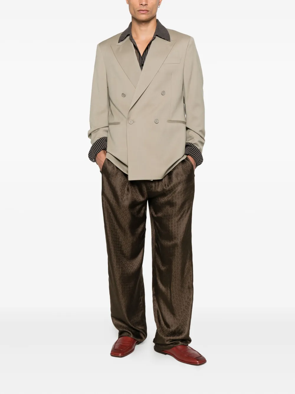 Saint Laurent button-fastening trousers | Regular-Fit & Straight Leg Pants | Image 2