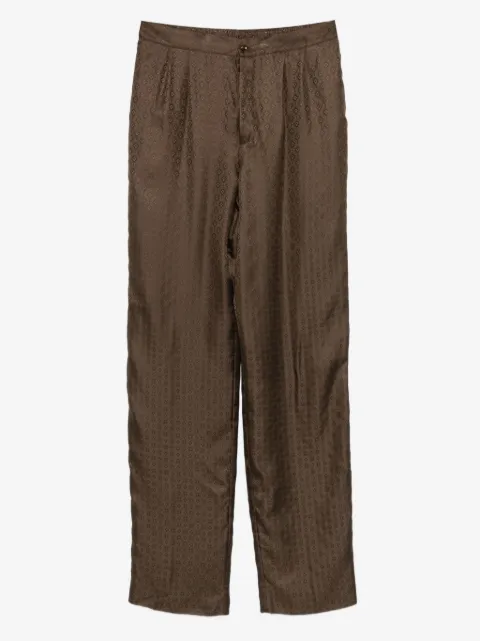 Saint Laurent button-fastening trousers