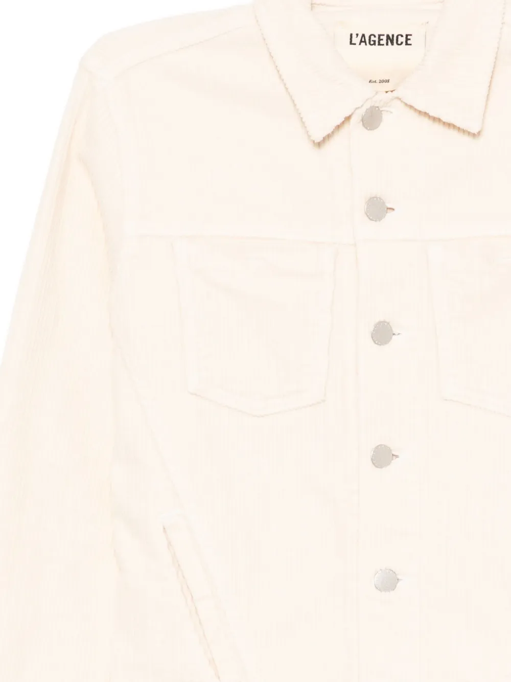 L'Agence Gerafeld ribfluwelen jack Beige