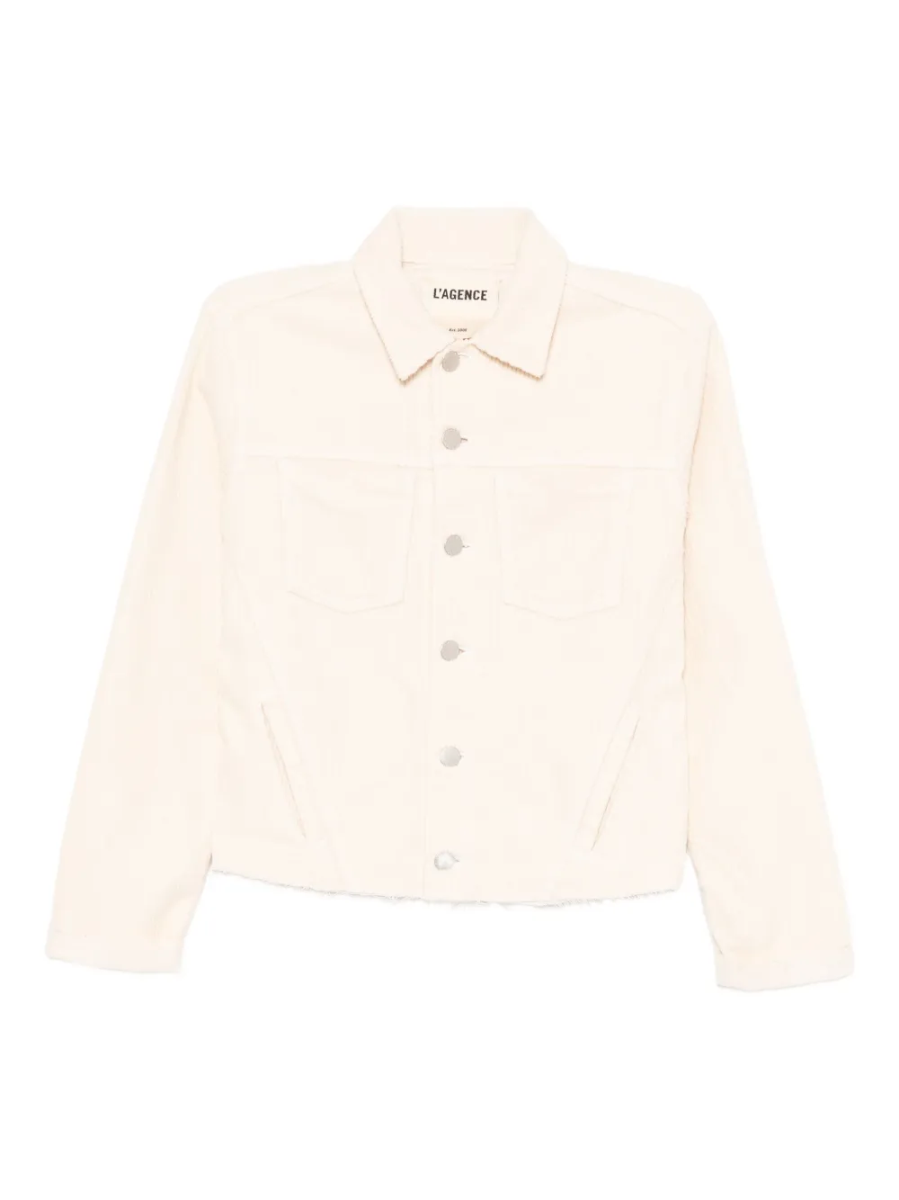 L'Agence distressed corduroy jacket | Neutrals | Image 1