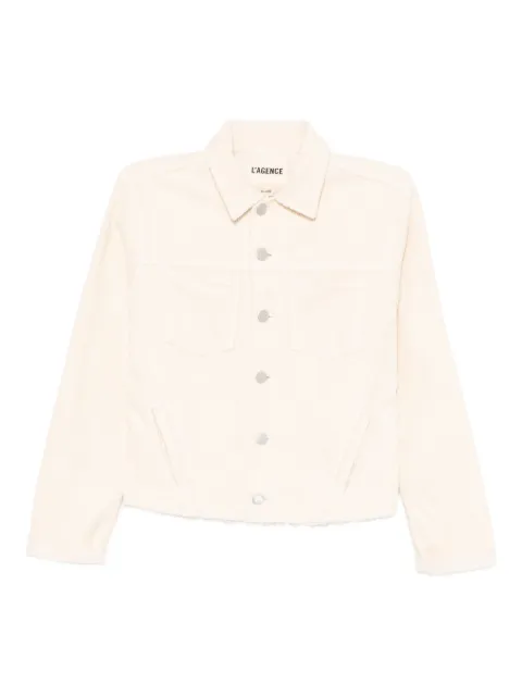 L'Agence chamarra de pana con efecto envejecido