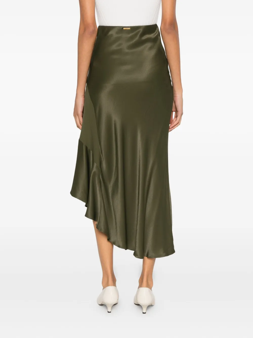 TWINSET Rok met ruches Groen