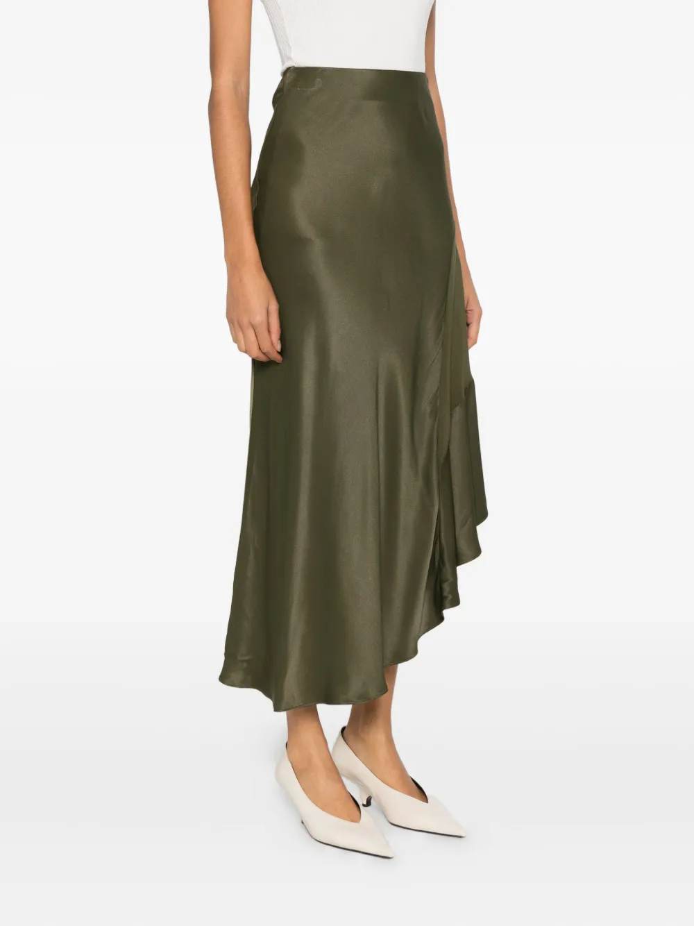 TWINSET Rok met ruches Groen