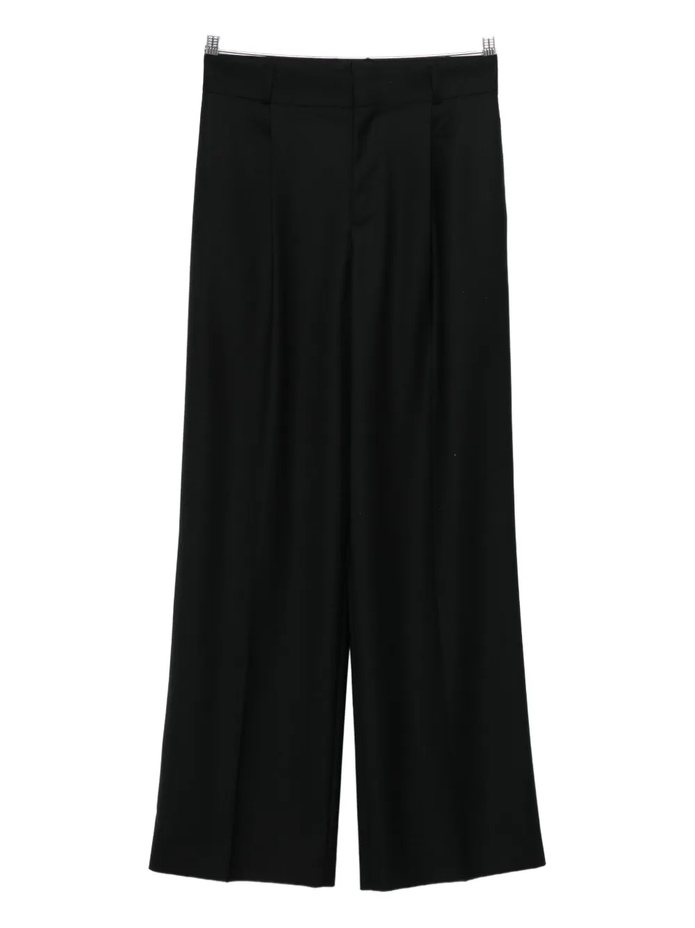 Moschino Pleated Trousers In Black