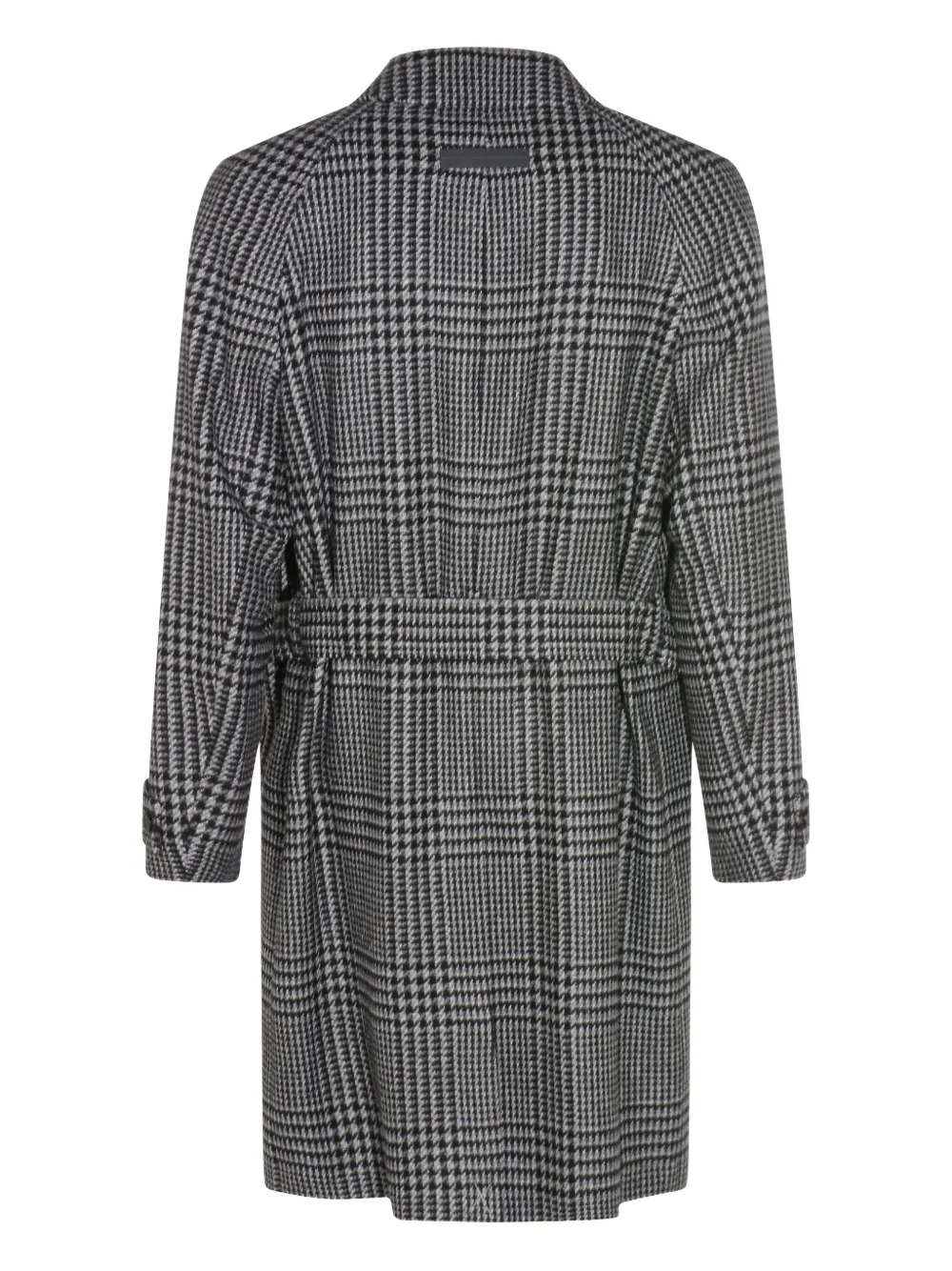 Zegna abrigo con cinturón y motivo pied de poule | Abrigos con botonadura simple | Image 2