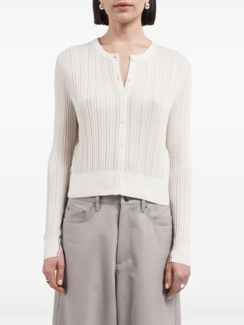 Maria McManus ribbed crew-neck cardigan