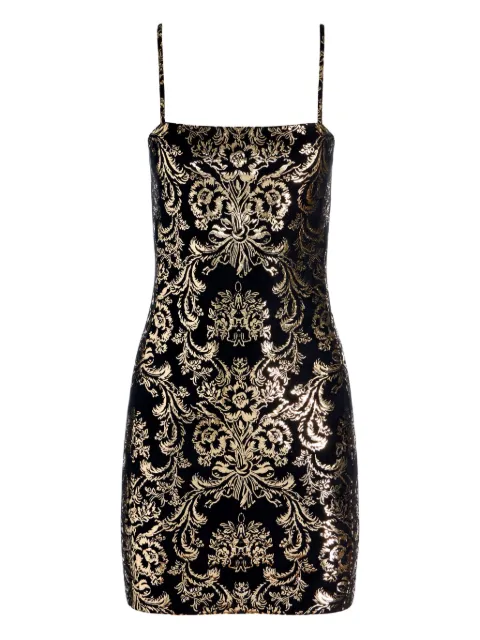 alice + olivia Fifi spaghetti-strap floral mini dress
