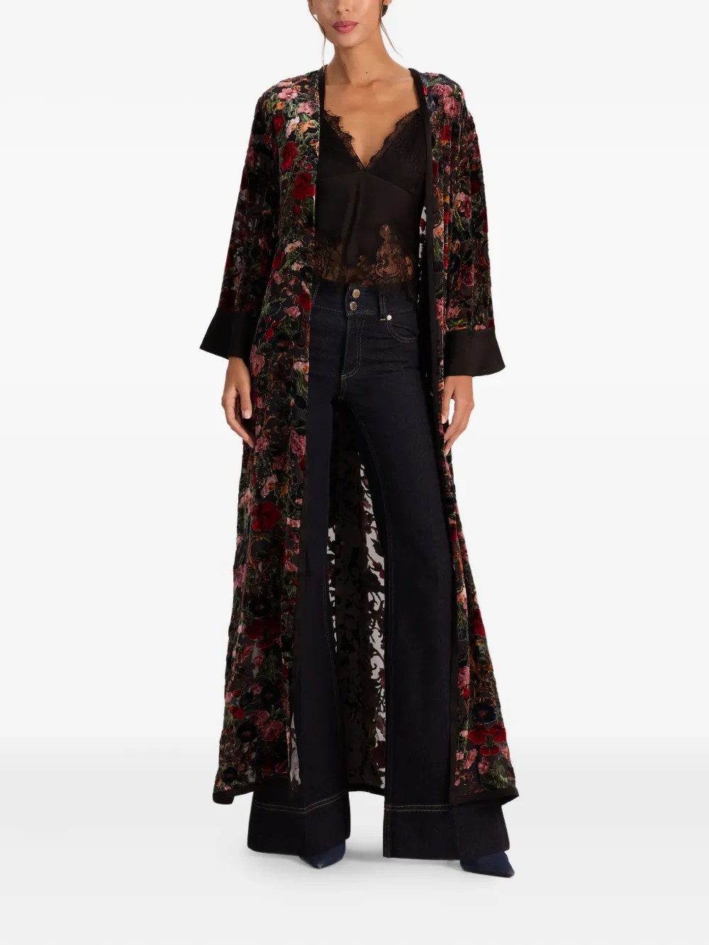 Alice + olivia Nomi coat - Zwart