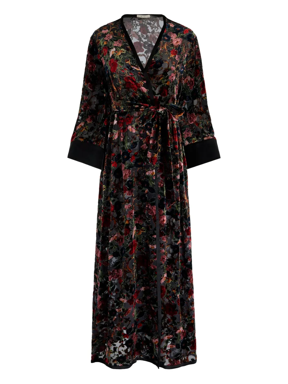 Alice And Olivia Nomi Coat In Black