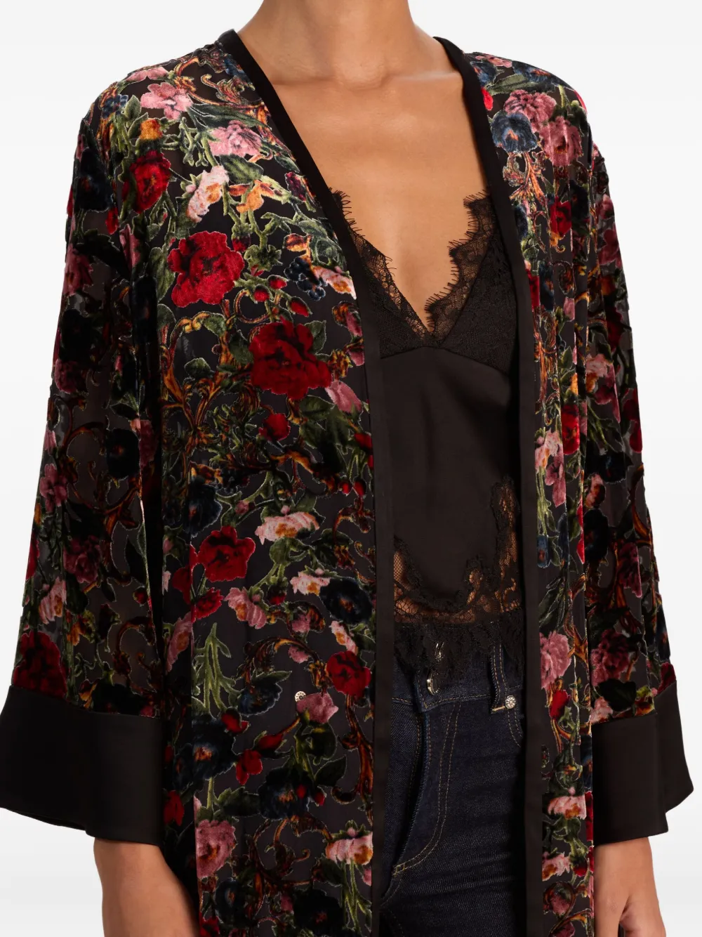 Alice And Olivia Nomi Coat In Black