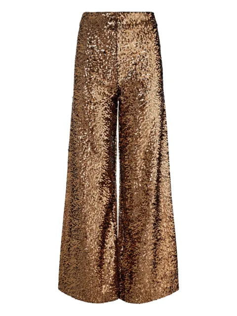 alice + olivia Athena sequinned palazzo pants
