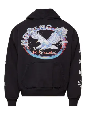 Amiri Pegasus ブラックパーカー AMIRI Pegasus Hoodie | Black | FARFETCH