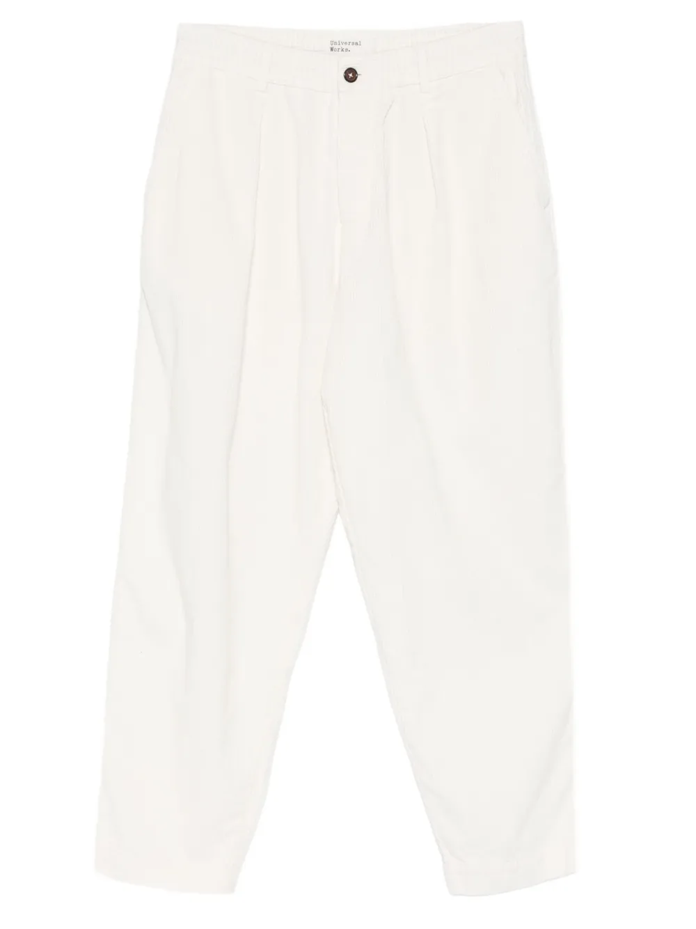 Universal Works corduroy trousers | White | Image 1