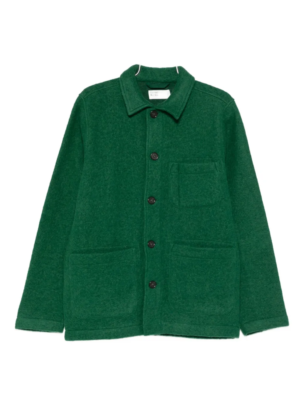 Universal Works pocket button overshirt - グリーン Universal Works pocket button overshirt - グリーン