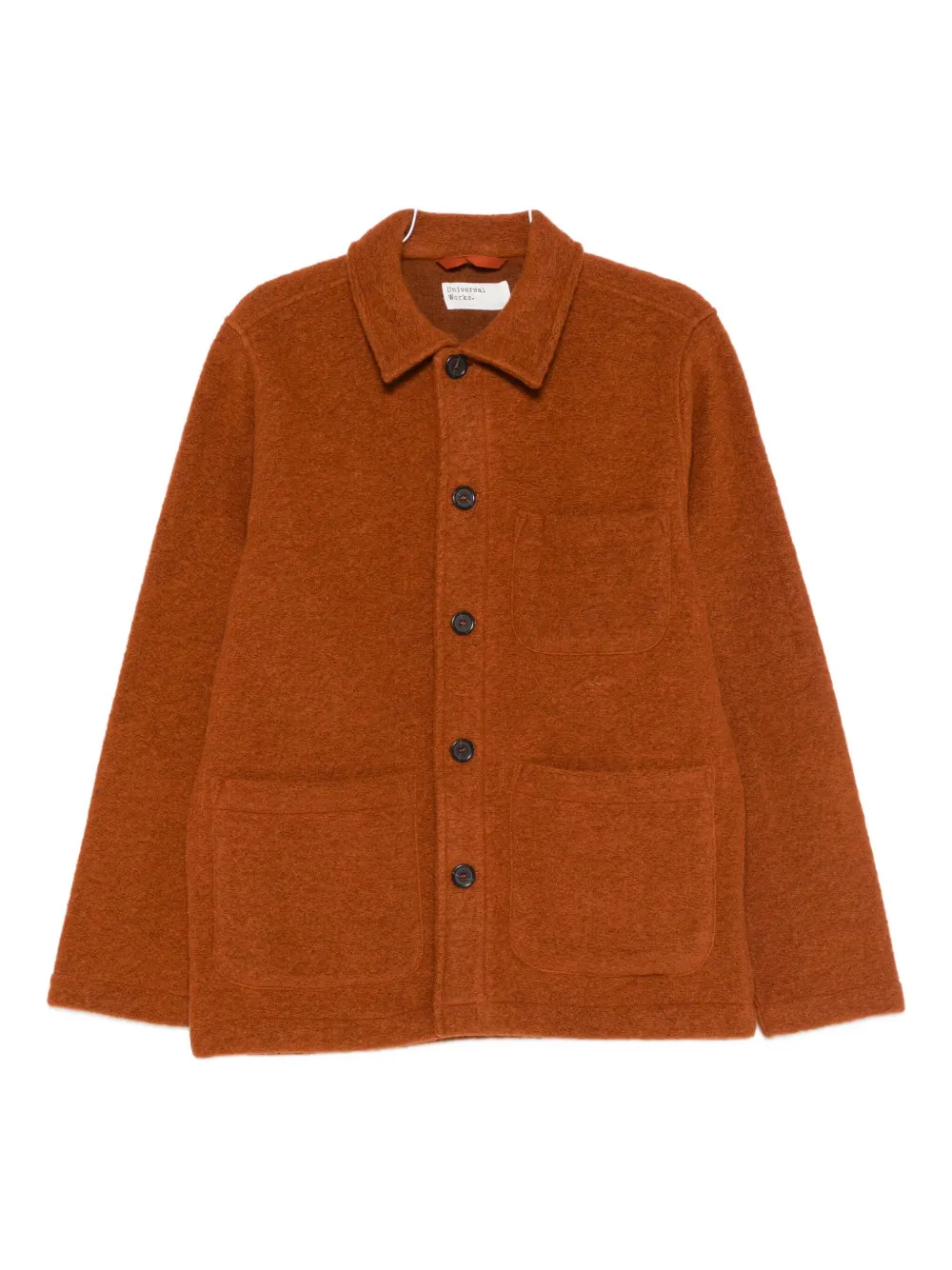 Universal Works pocket buttoned jacket | Brown | Image 1