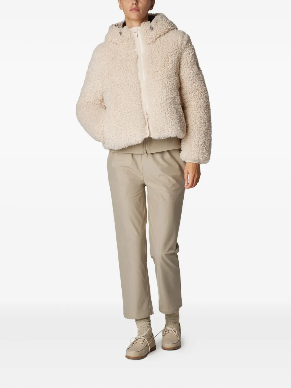 Save The Duck hooded zip jacket | Faux Fur & Shearling Jackets | Image 2